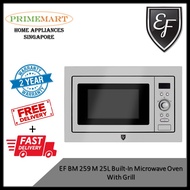 EF BM 259 M 25L BUILT-IN MICROWAVE OVEN WITH GRILL FAST DELIVERY * 2 YEARS LOCAL WARRANTY