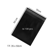 Black polymailer 100pcs 35x50 cm or 50x35cm