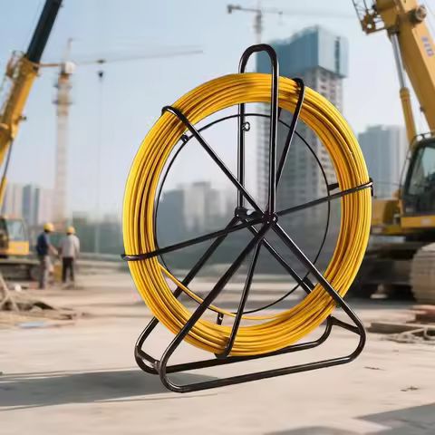 4/5/7mm Wire Threader Leader Electrician Threading Frame Fiberglass Perforator Pipe Unclogger Fiber