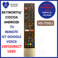 DSG skyworth android tv remote control| TV REMOTE
