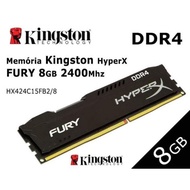 Kingston Hx424c15fb2 ✨ -@ 8 Hyperx Fury Dimm 8gb Ddr4 2400 Mhz
