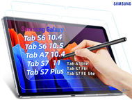 ฟิล์มกระจก Samsung Galaxy Tab S7 FE/ Tab S8+/S8/Tab S7 Plus/S7/ Tab A7 Lite/Tab A7 / Tab S6 Lite 10.4 / Tab S6 10.5 แท็ป เอส7 Plus Tempered Glass Screen Protector