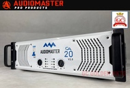 Audiomaster CA20 Power amplifier White Ca20 Version 2 with POWERFUL GOLD CAPACITORS and GOLD HEAT SI