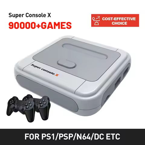 KINHANK Game Box Super Console X Retro Video Game Console Support 90000 Games 50 Emulators for PS1/P