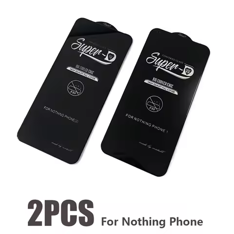 2pcs 9H 2.5D Full Glue Cover Tempered Glass For Nothing Phone 3A 2A 2 Oleophobic Coating Screen Prot