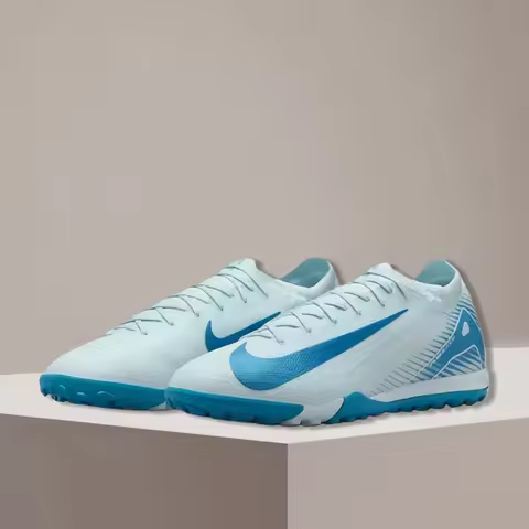 Nike Mercurial Vapor 16 Pro Zoom Vapor 16 Pro TF Unisex Non-Slip Durable Soccer Cleats White/Blue FQ