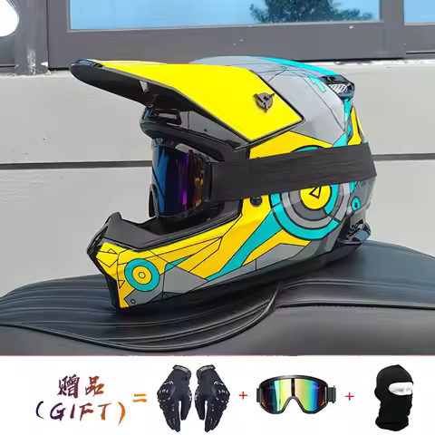 ORZ new motorcycle off-road helmet, rally helmet, and mountain bike downhill helmet