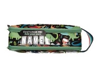 Smiggle - 【自訂名字】恐龍 雙層 透明 筆袋 | 筆盒｜黑色 綠色 | 男孩最愛文具 | 生日禮物 | 小童 兒童 學生 |平行進口