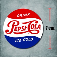 sticker pvc pepsi cola สติกเกอร์ เป๊ปซี่ โคล่า งานพิมพ์ดีที่สุด OFFSET PRINTING เคลือบ UV กันแดด กันน้ำ