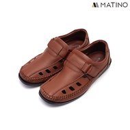 MATINO SHOES รองเท้าชายลำลองหนังแท้ รุ่น MC/S 1506m - BLACK/BROWN/TORO