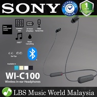 Sony WI-C100 Wireless Earphone Bluetooth Headphones with Microphone (WI C100)