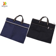 KICMALL A4 Document Bag Waterproof Portable Organizer Bag Office Supplies Briefcase File Bag File Or