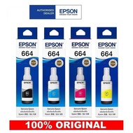 ORIGINAL EPSON T664 (BOX) ink for PRINTER L120 L210 L360 L405 L565 L1300 ink T6641/ 6642 / 6643 / 66