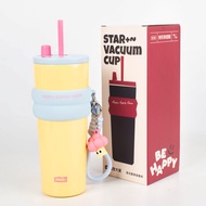 แก้วน้ำเก็บอุณหภูมิ Star Plus ความจุ 710ml ของแท้ ที่จับซิลิโคน วัสดุสแตนเลส316