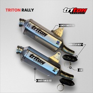 Slip on CF MOTO 450MT exhaust Triton