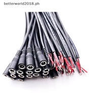 [bte] 10pcs 5.5x2.1 Plug DC male or Female Cable Wire Connector For 3528 5050 LED Strip Light [PH]