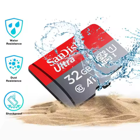 Original SanDisk Memory card 32GB 64GB Class10 128GB 140MB/s UHS-I flash micro TF/SD Card C10 Ultra 