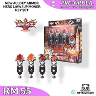 PREORDER NEW AULDEY Armor Hero Lava Side Holder Summoner Key Set DX Summoning Summon