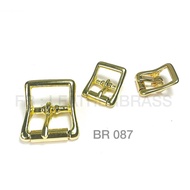 BR087 Bag Strap Buckle Spare Parts Genuine Brass Equipment Leather **Per Piece**
