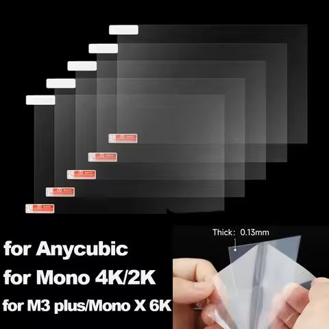 Screen Protector Film LCD SLA Protective Film For Anycubic Photon M3 Plus Photon Mono X 6K 3D Printe