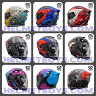 SG SELLER 🇸🇬 PSB APPROVED EVO RS9 Motorcycle Helmet Sun Visor Designs