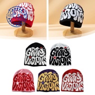 Knitted Hats Men Women Jacquard Hats European American Letter Hats Hats Street Cross-border Y6b0