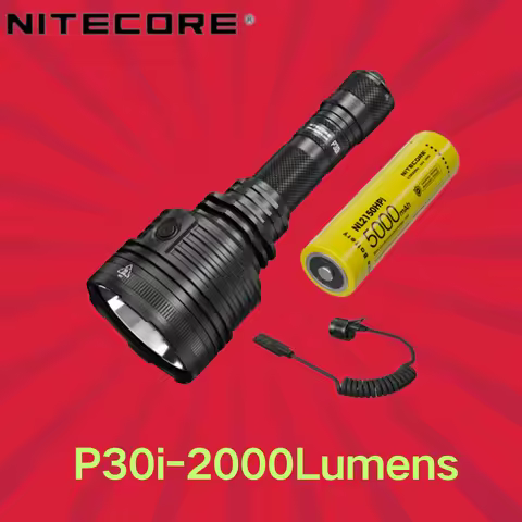 NITECORE P30i USB-C Rechargeable 2000Lumen Hunting Flashlight With 5000mAH Battey Rsw2i Remote High-
