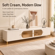 TV Cabinet Media Console Rak TV Kabinet TV 6Ft Almari Rak TvConsole Tv/Rak TV/TvConsole/Tv Rack/Whit