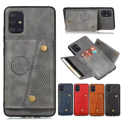 Flip Leather Back Cover For Oneplus 9 Pro One Plus 8T 7 7T 8 Pro Wallet Magnetic Card Slots Pocket H