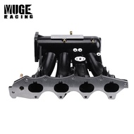 Car Aluminum Alloy Black Silver Intake Manifold for Honda Civic 92-01 b16a b16b b18a Intake Manifold