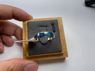 黑蛋白歐泊K金戒指裸石寶石輕珠寶半寶石