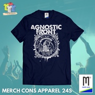 LM24 | AGNOSTIC FRONT BAND T-SHIRT TAG MERCHCONS APPAREL | OUTER SIZE