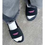 Dép quai ngang nam nữ HARMONY basic no.1 slide - in chữ HARMONY đế cao 2cm