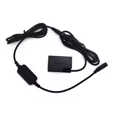 For Canon R8 R10 R50 Kiss 8000D EOS Rebel T6i 800D 9000D Cameras LP-E17 Dummy Battery DR-E18 DC Coup