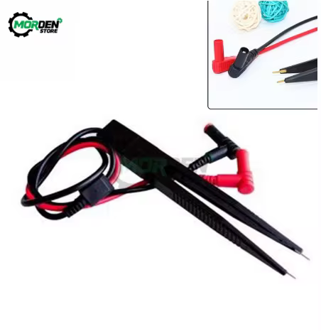Multimeter Test Leads Digital Multimeter SMD Inductor Test Clip Meter Lead Probe Tweezers for Resist