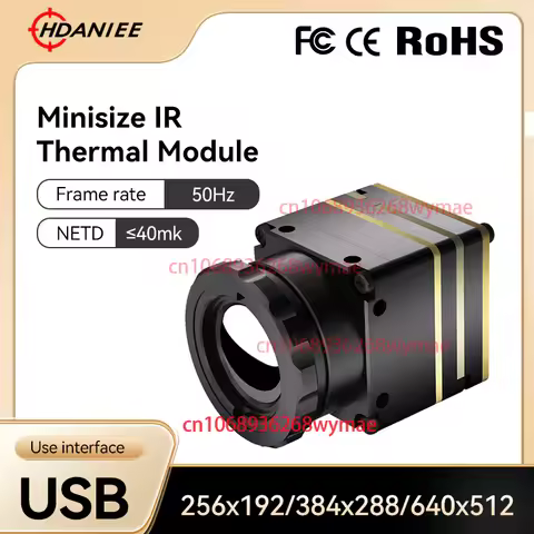 256/384/640 FPV Drone Thermal imaging camera module USB Digital Analog Uncooled Long Wave Infrared t