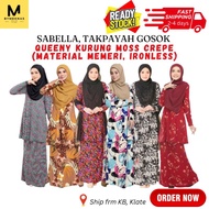Sabella Queeny Raya Baju Kurung Modern Ironless