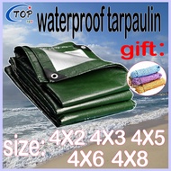 🔥【Promotion】Waterproof and Sunscreen Tent Outdoor Oil Cloth 4X2/4X3/4X5/4X6m/4X8 Camping and Picnic 