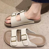 skechers foamies women elle shoes Sandal dan selipar bersol tebal kasut Birkenshoes wanita memakai 2