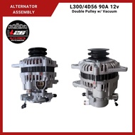 Alternator Assembly for MITSUBISHI L300 4D56 Engine 90AMP 12v Double Pulley with Vacuum