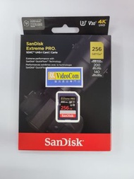 256GB SDX  Extreme Pro U3 V30 4K UHD 200MB/s(R) 140MB/s(W) 相機記憶卡 (SDSDXXD-256G) 619659188658