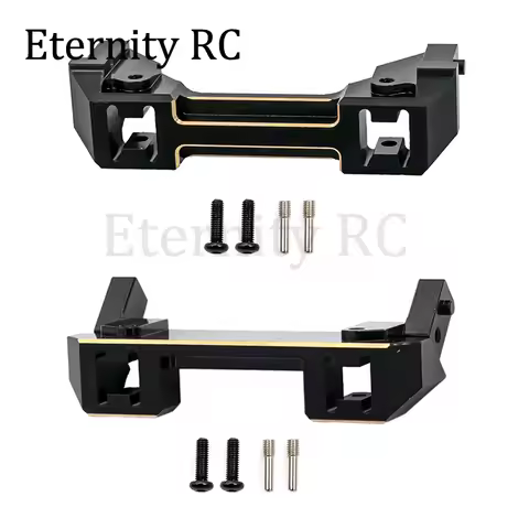 RC Car Brass Front and Rear Bumper Mount Counterweight for RGT EX86190 EX 86190 LC76 1/10 RC Crawler