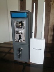 Piso WiFi Vendo Machine (Metal Finished) with Comfast EW-71 100m AP