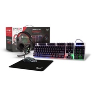 Gaming Combbo Package 4 IN 1 KEYBOARD MOUSE PAD CROWN D280