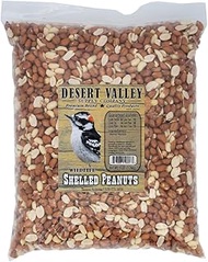 Desert Valley Supply Premium Shelled Peanuts - Wild Bird - Wildlife Food, Squirrels, Cardinals, Jays