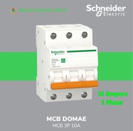 Bisa Fakur! Mcb 10 Ampere 3 Phase Domae 6Ka Schneider Original Merlin