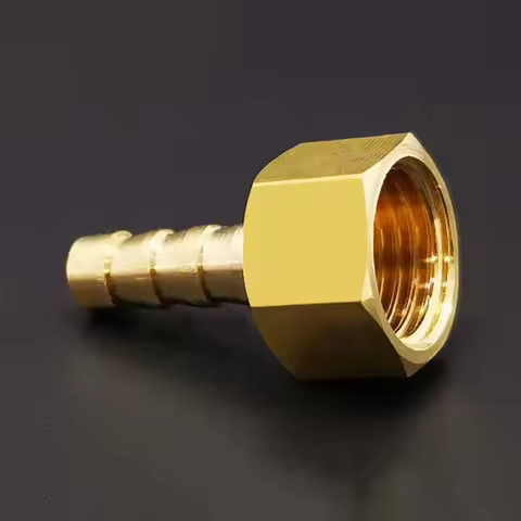 6mm 8mm 10mm 12mm 14mm Hose Barb x M12 M14 M16 M18 M20 M22 Metric Female Thread Brass Pipe Fitting A