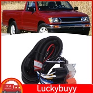 Luckybuyy-my H6054 LED Headlights Wiring Harness Plug and Play 7x6 Relay for Tacoma 1988-1995 Match 