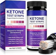 Ketone Urine Test Strips for Self-Examination, Results in 40 Seconds, Simple Urine Test Strips with 