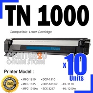 10x TN1000 TN-1000 DR1000 DR-1000 Compatible to Brothe* HL1110 HL1112 HL1112A HL1210W DCP1510 DCP161